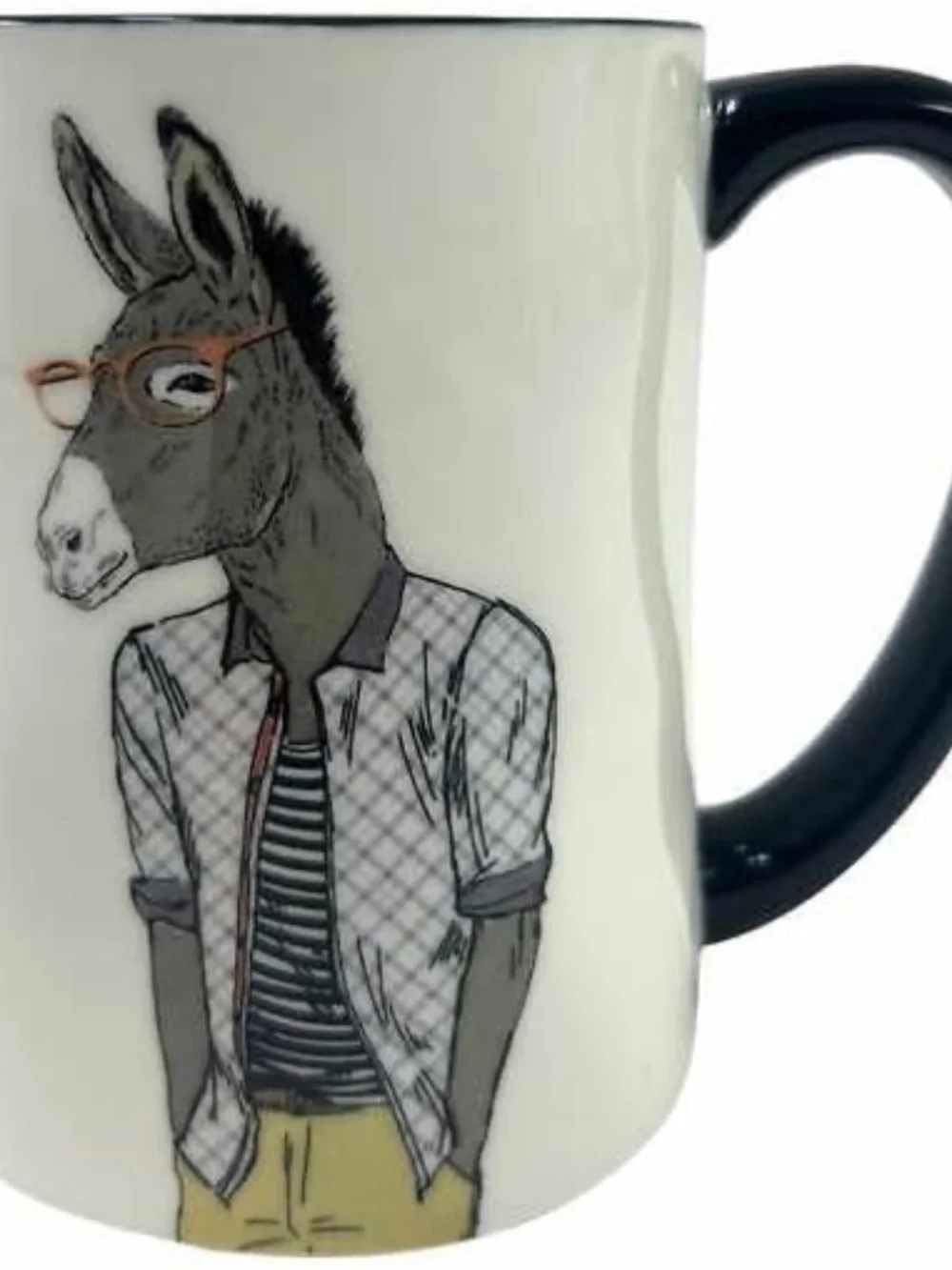 NIB Hipster Animal Mug Set of Six Animal Character Signature Housewares - Picture 6 of 8